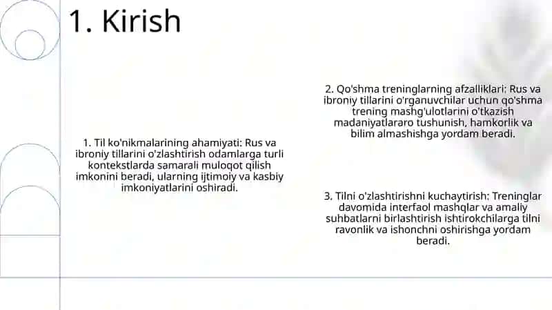 Atrof-Olam Bilan Tanishtirishtirish Mashg'Ulotlarini O'Tish 2