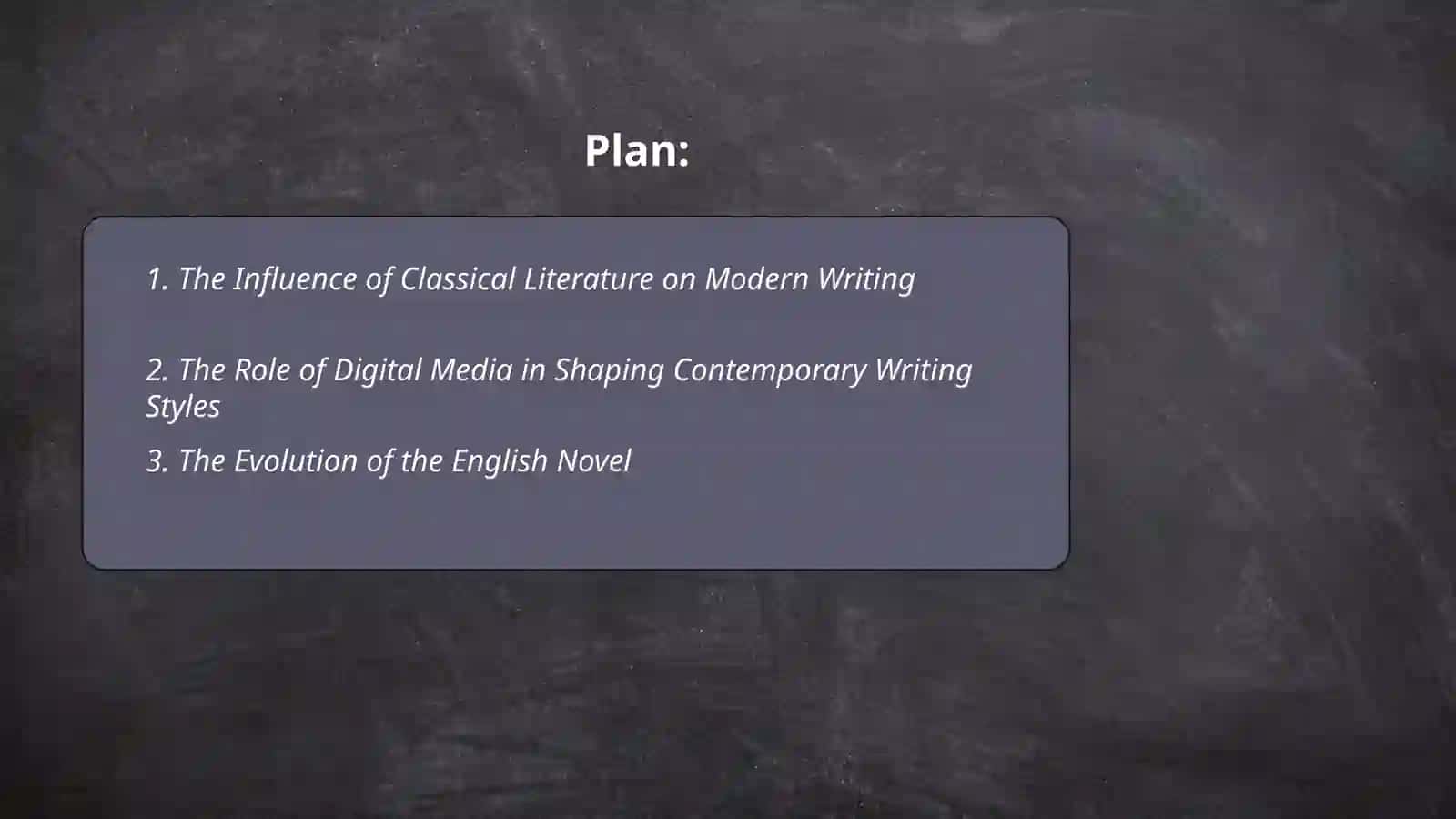 Writing at university level 2