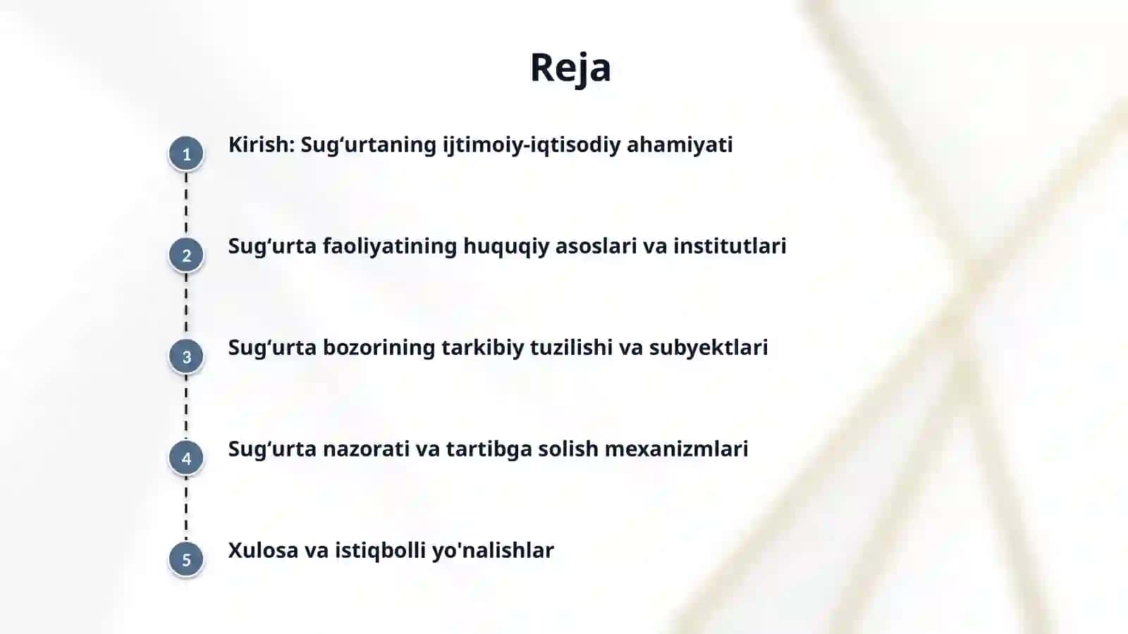 Oʻzbekiston Respublikasida sugʻurta faoliyati va uni huquqiy tartibga solish 2