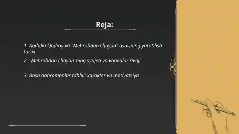 Mehrobdan chayon 2