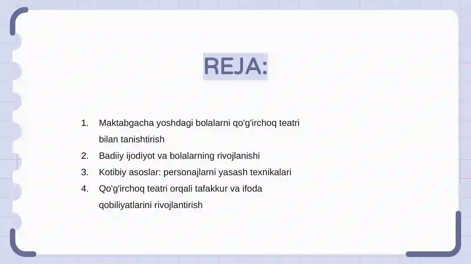 Maktabgacha yoshdagi bolalarni qo'g'irchoq teatri personajlarini yasash 2