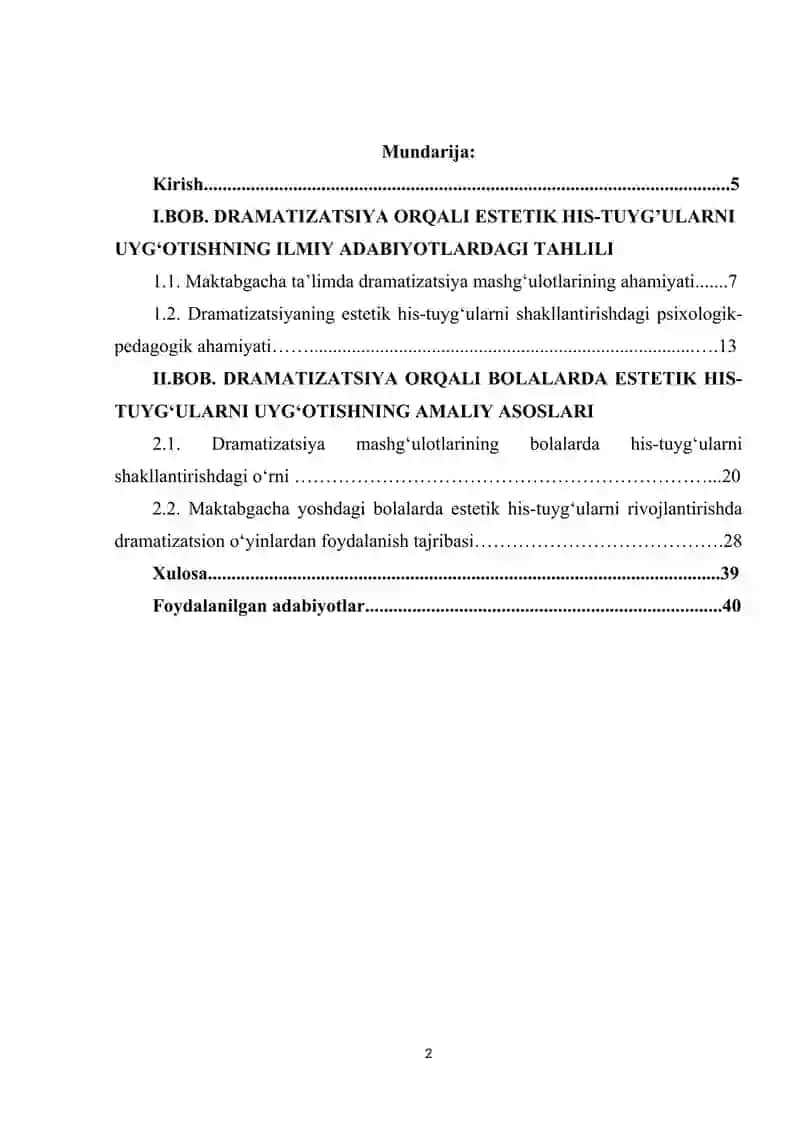 Dramatizatsiya orqali estetik his-tuyg’ularni uyg‘otish 2