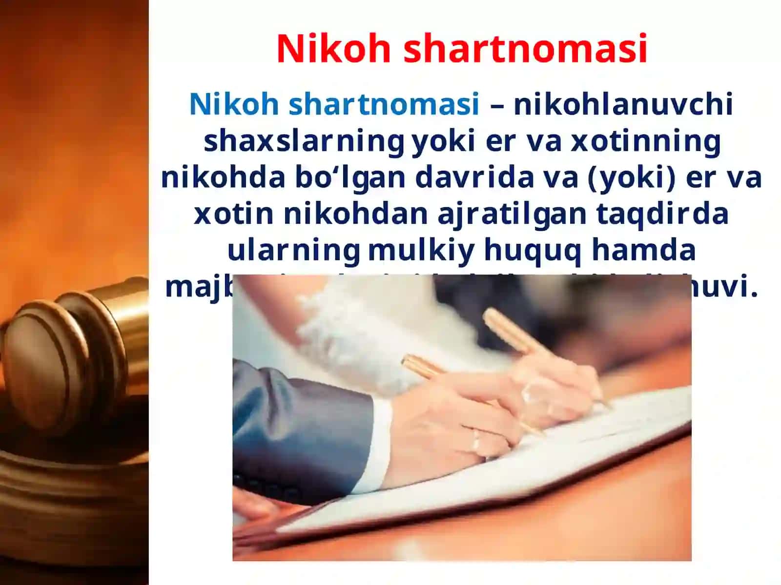 Nikoh shartnomasi 2