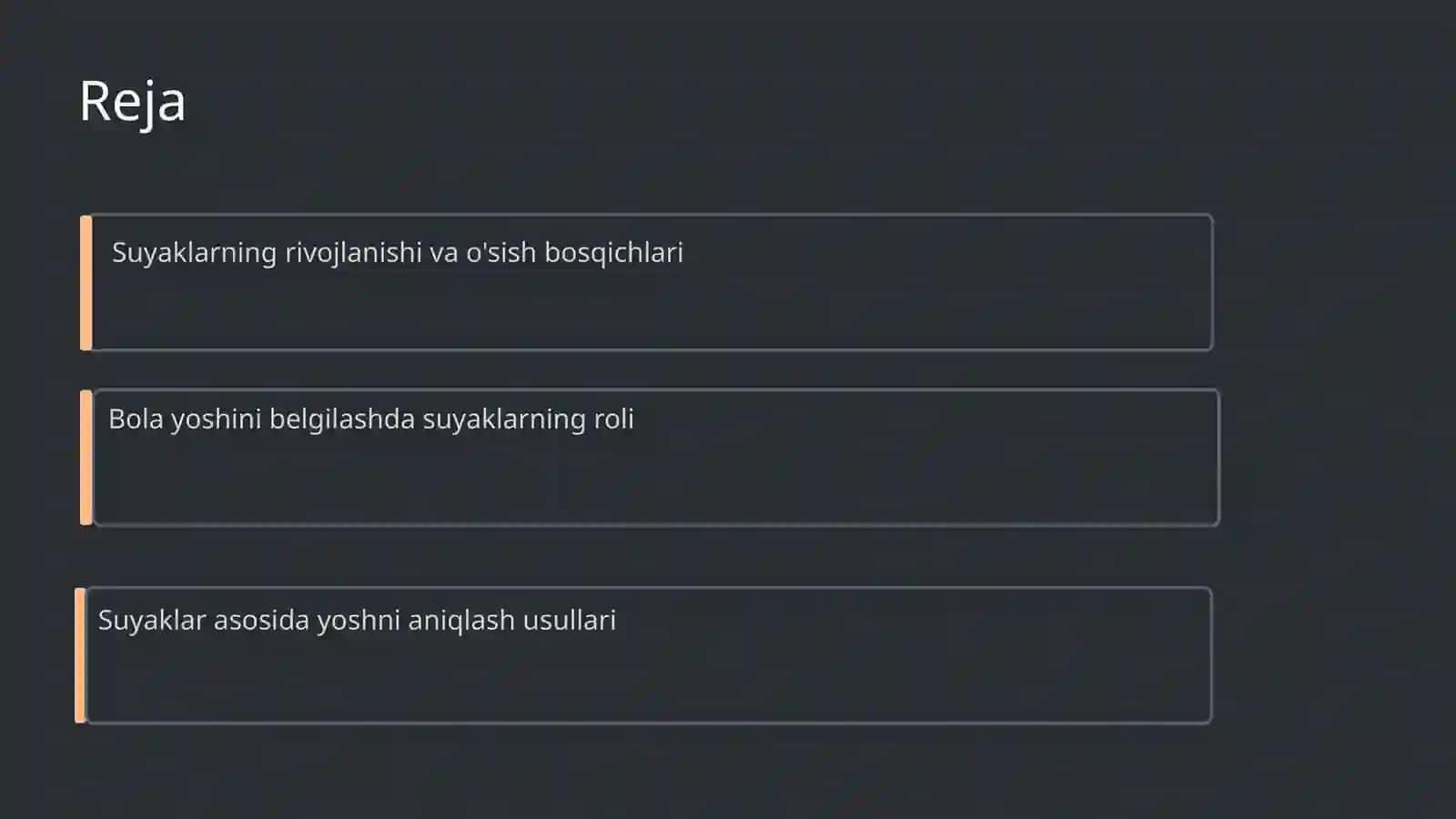Suyaklarga qarab bola yoshini baholash usuli 2
