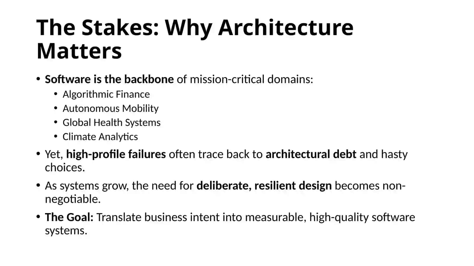 Advanced Software Design & Architecture 2