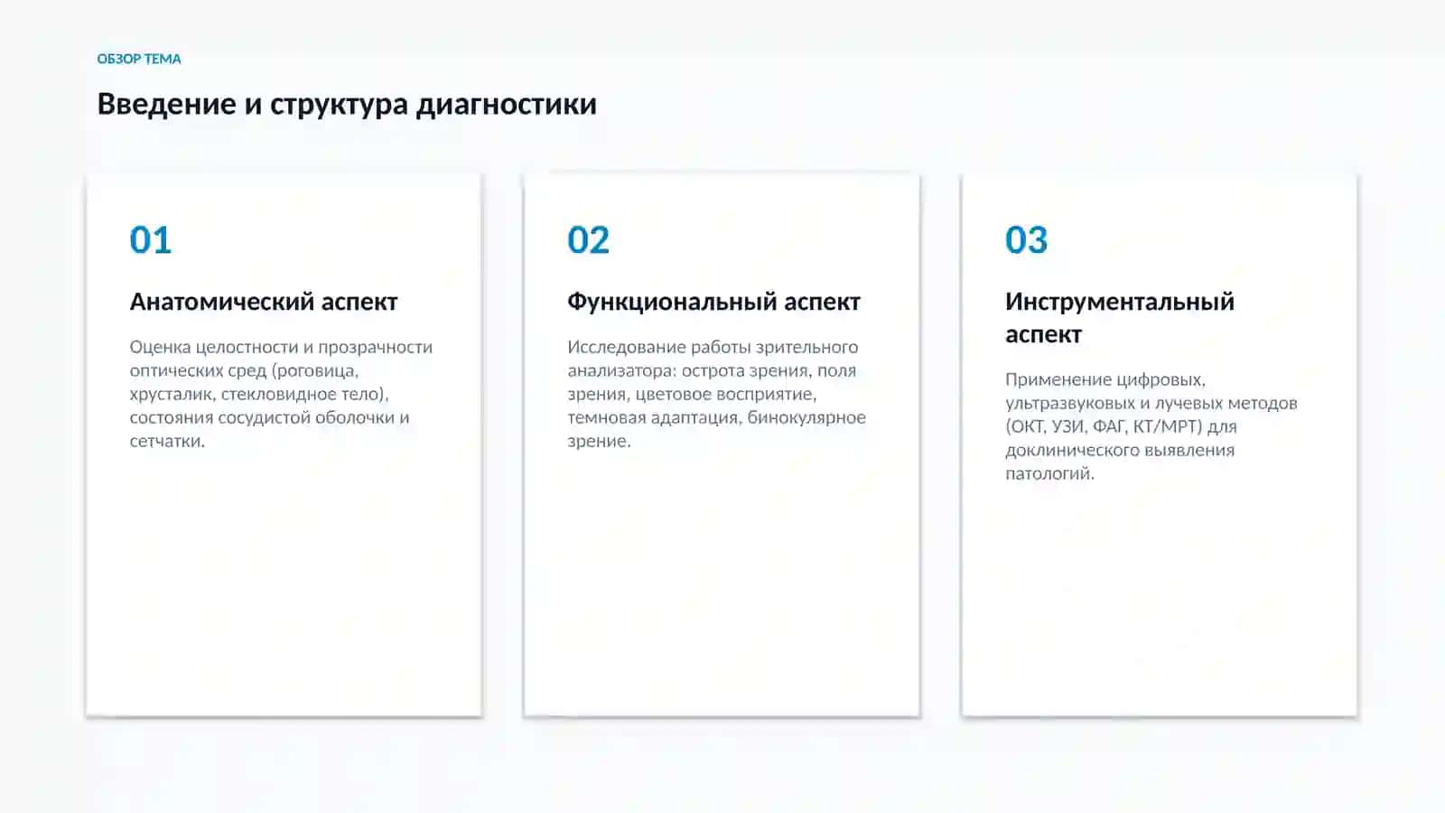 Методы исследования органа зрения 2