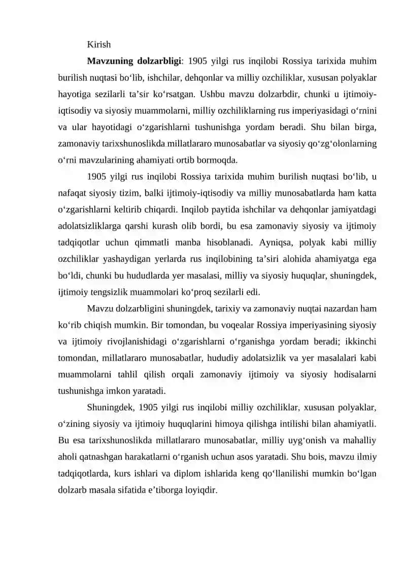1905 yil rus inqilobi va polyak yerlari 2
