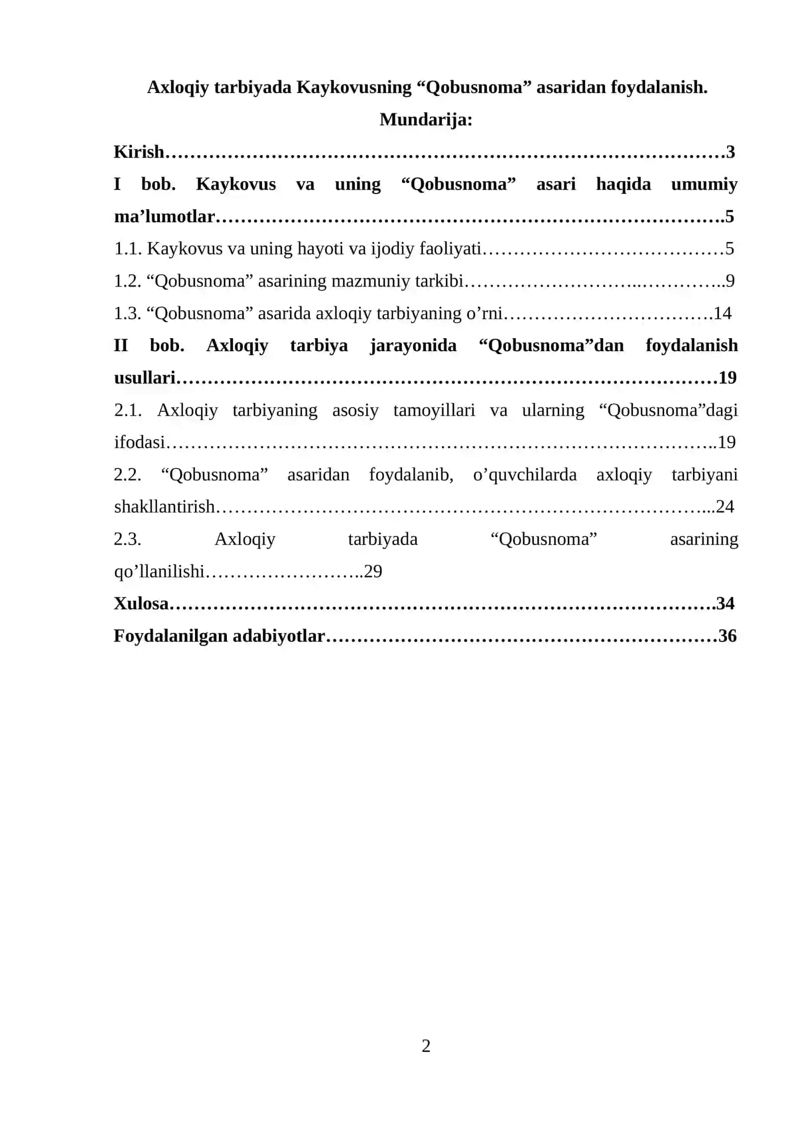 Qobusnoma 2
