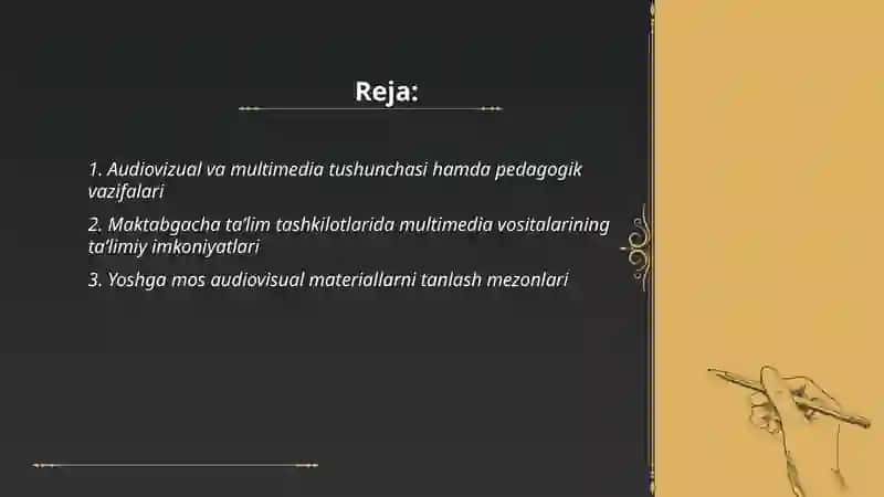Audiovisual va multimedia vositalari texnologiyalaridan foydalanish metodikasi 2