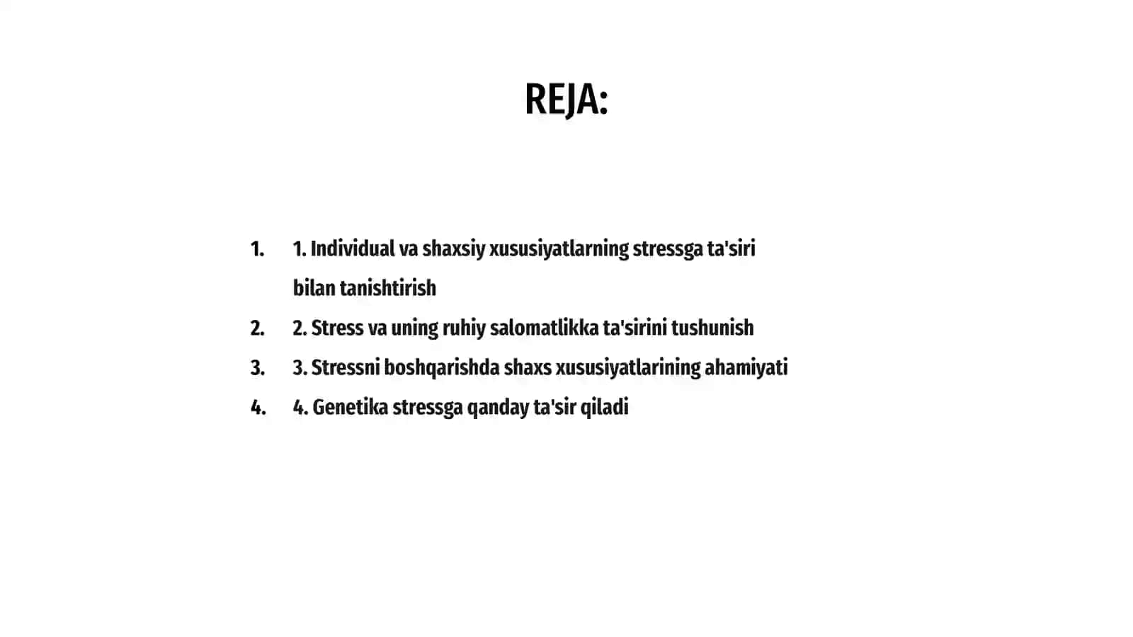 Stressning vujudga kelishi va rivojlanishiga inson individual va shaxsiy xususiyatlarining ta'siri 2