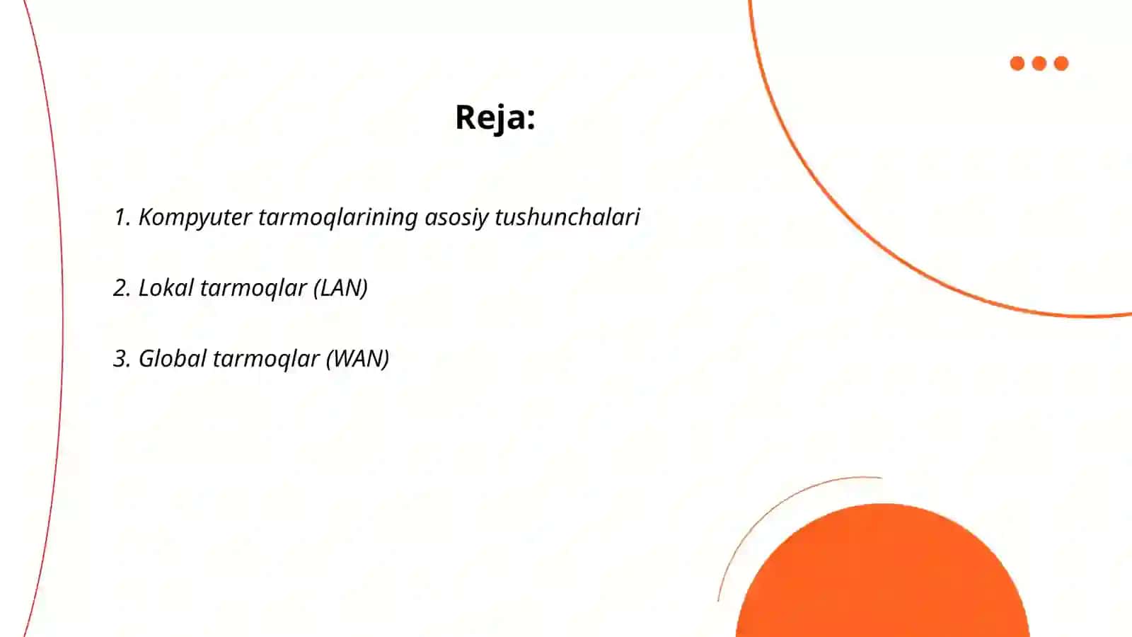 Kompyuter tarmoqlari 2