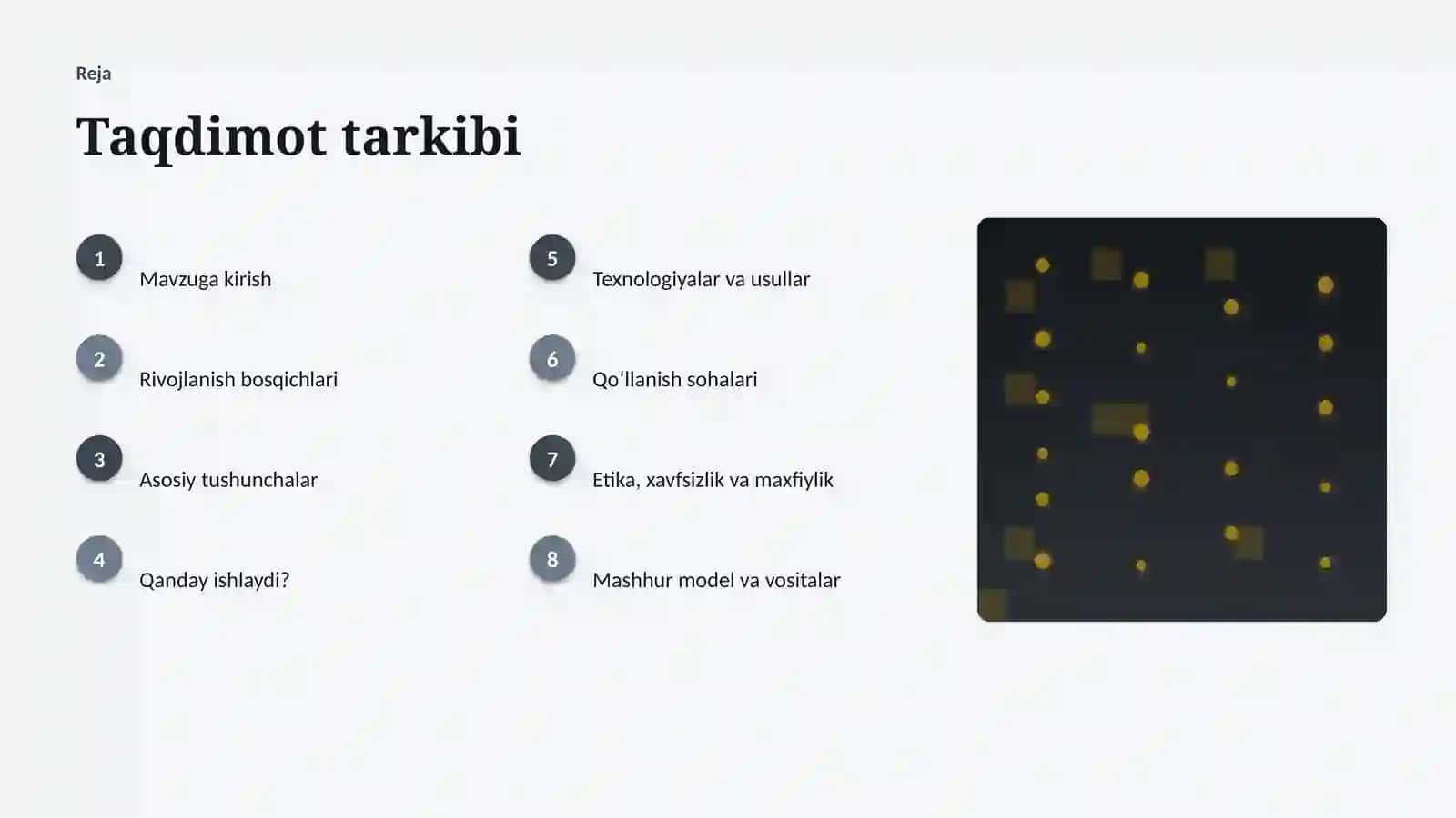 SUNʼIY INTELLEKT • PROFESSIONAL TAQDIMOT 2
