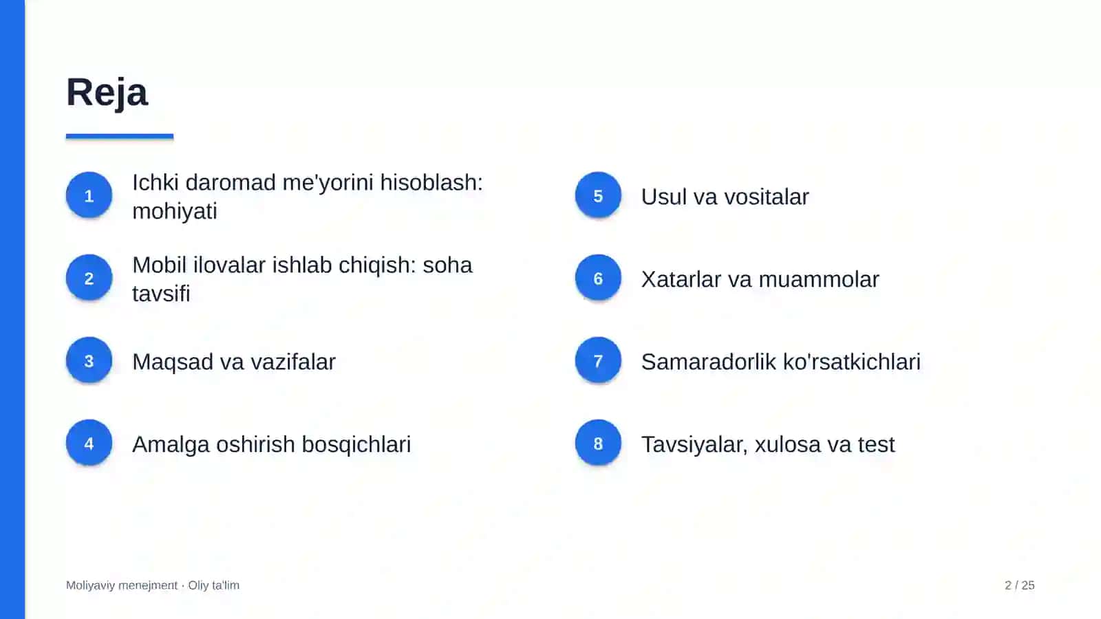 mobil ilovalar ishlab chiqishda ichki daromad me'yorini hisoblash 6425 2