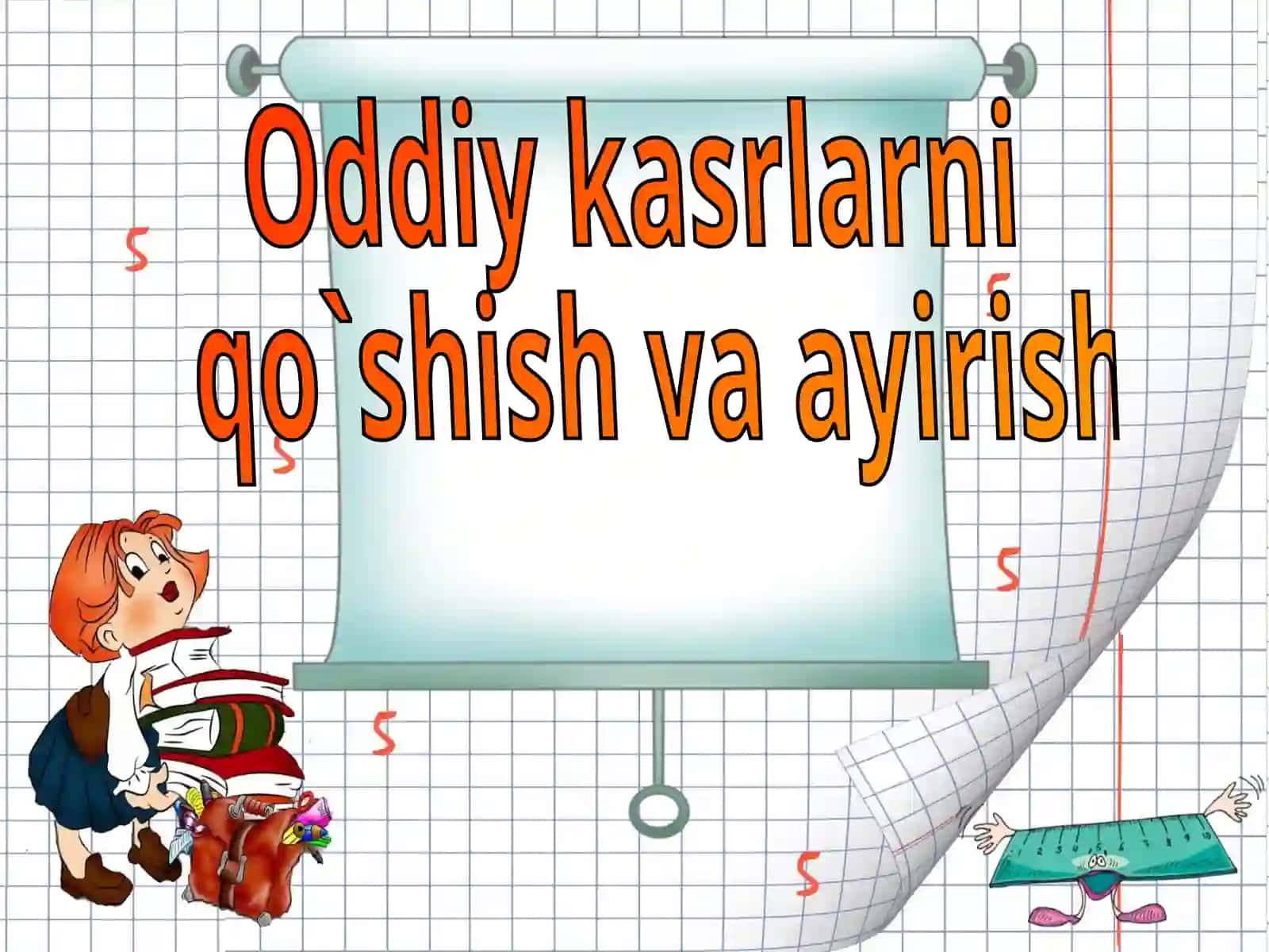Aralash sonlarni qo`shish va ayirish 2