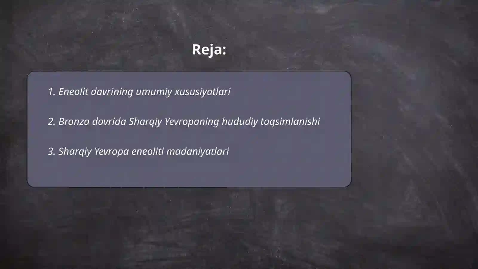 Sharqiy Yevropaning eneolit va bronza davri arxeologiyasi 2