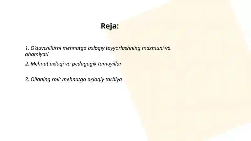 O'quvchilarni mehnatga axloqiy tayyorlash 2