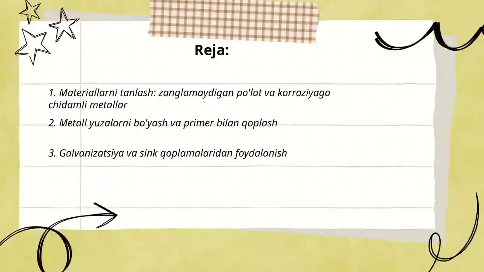 Uyda korroziyani kamaytirish usullari 2