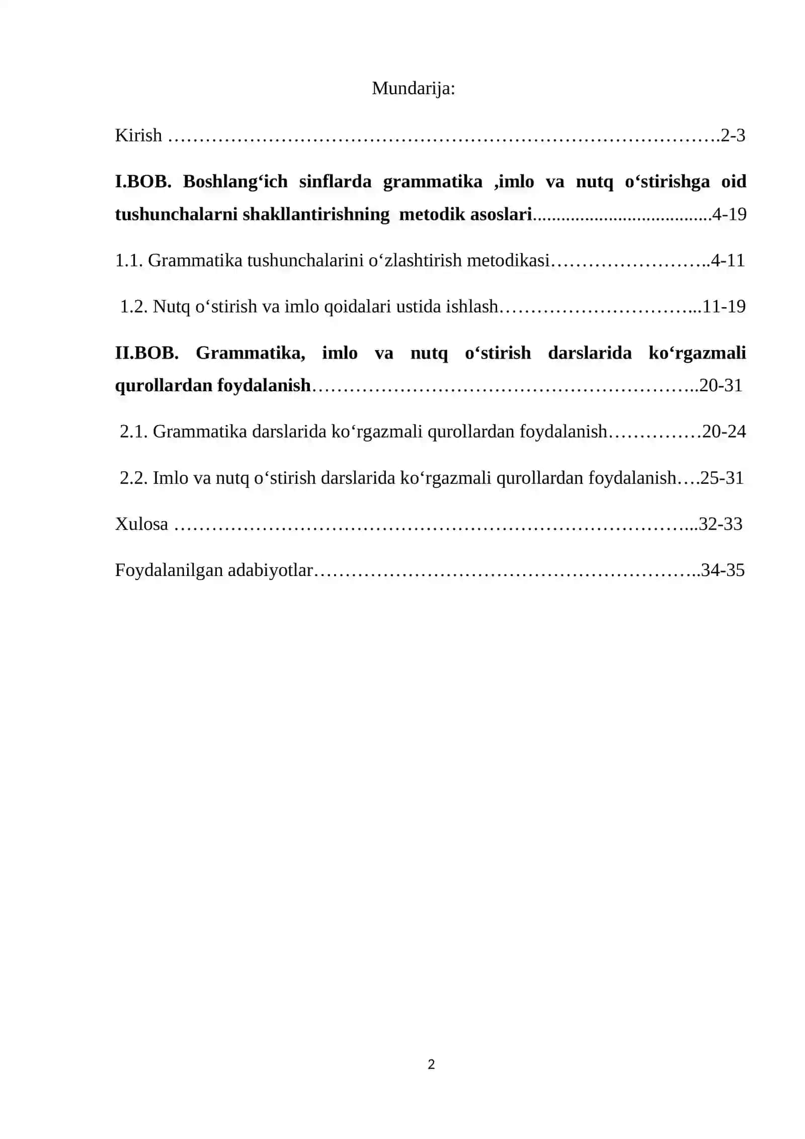 ONA TILI O‘QITISH METODIKASI 2