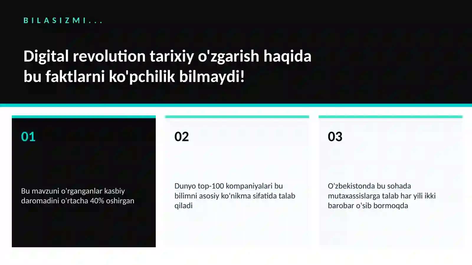 Digital revolution tarixiy o'zgarish 2