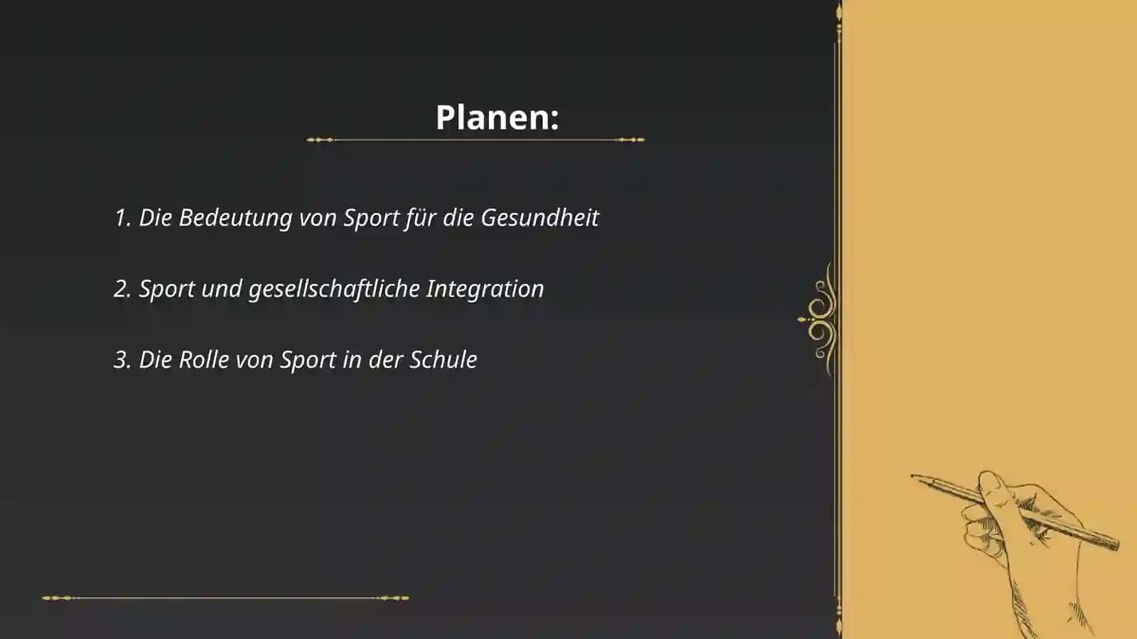 Sport in unserem Leben 2