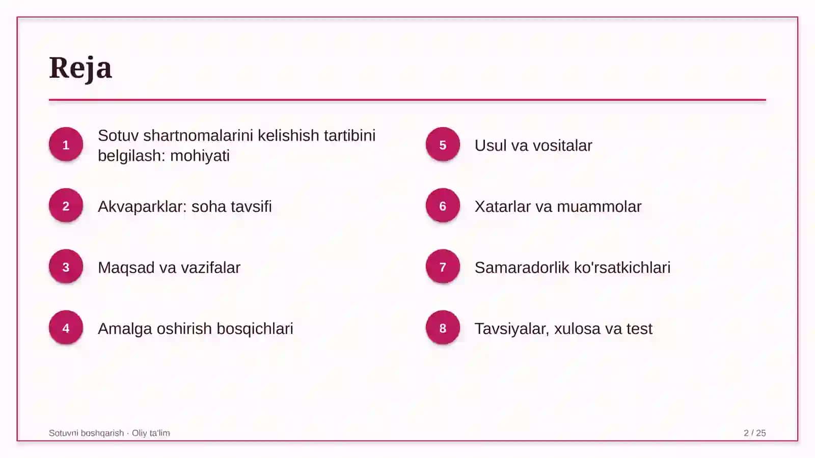 akvaparklarda sotuv shartnomalarini kelishish tartibini belgilash 6283 2