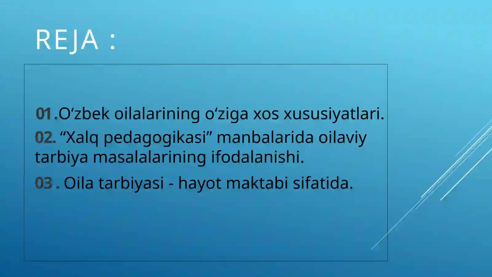 XALQ PEDAGOGIKASI MANBALARIDA OILA TARBIYASINING XALQ PEDAGOGIKASI MANBALARIDA AKS ETISHI 2