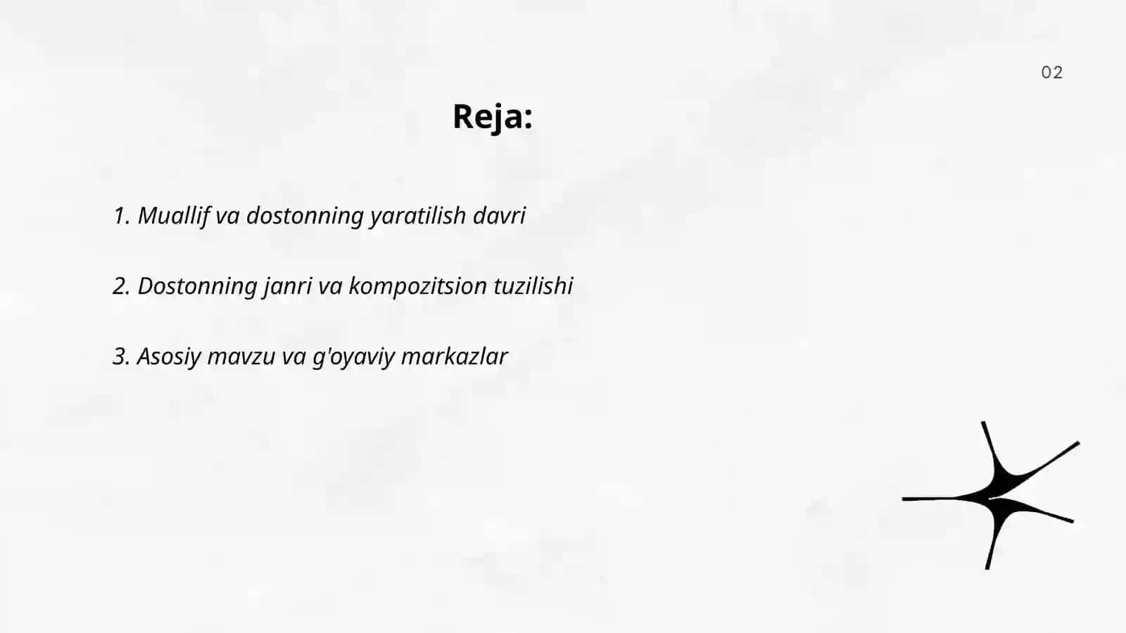 "Rustamxon" dostoni tahlili 2