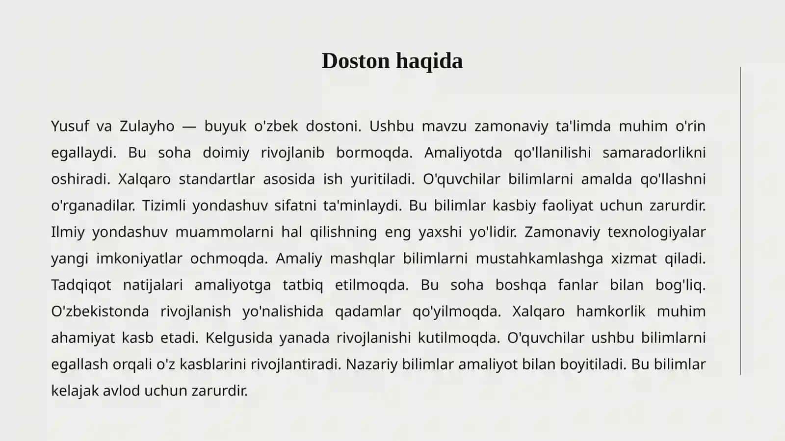 YUSUF VA ZULAYHO 2