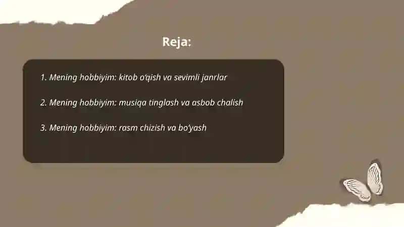 Mening hobbiyim 2