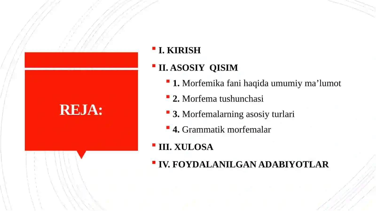 MARFEMIKA SO'Z TARKIBI MARFEMA UNING TURLARI 2