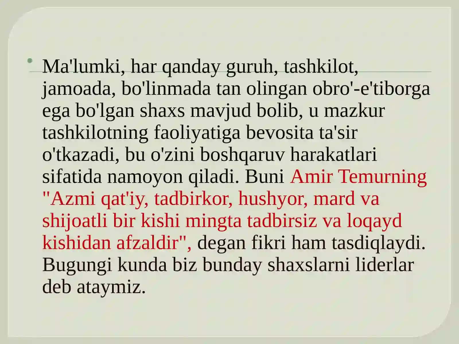 Lidervatashkilotchi 2