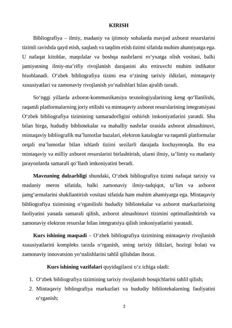 O‘ZBEK BIBLIOGRAFIYA TIZIMI 2