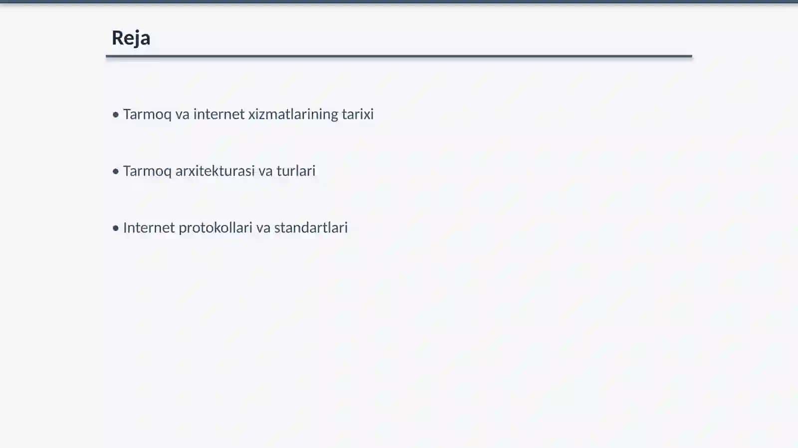 Tarmoq va internet xizmatlari 2