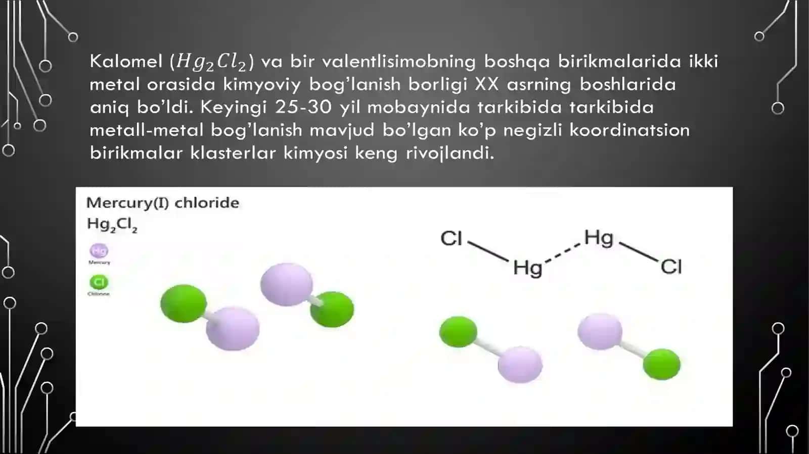 Metallarning klasterlari 2
