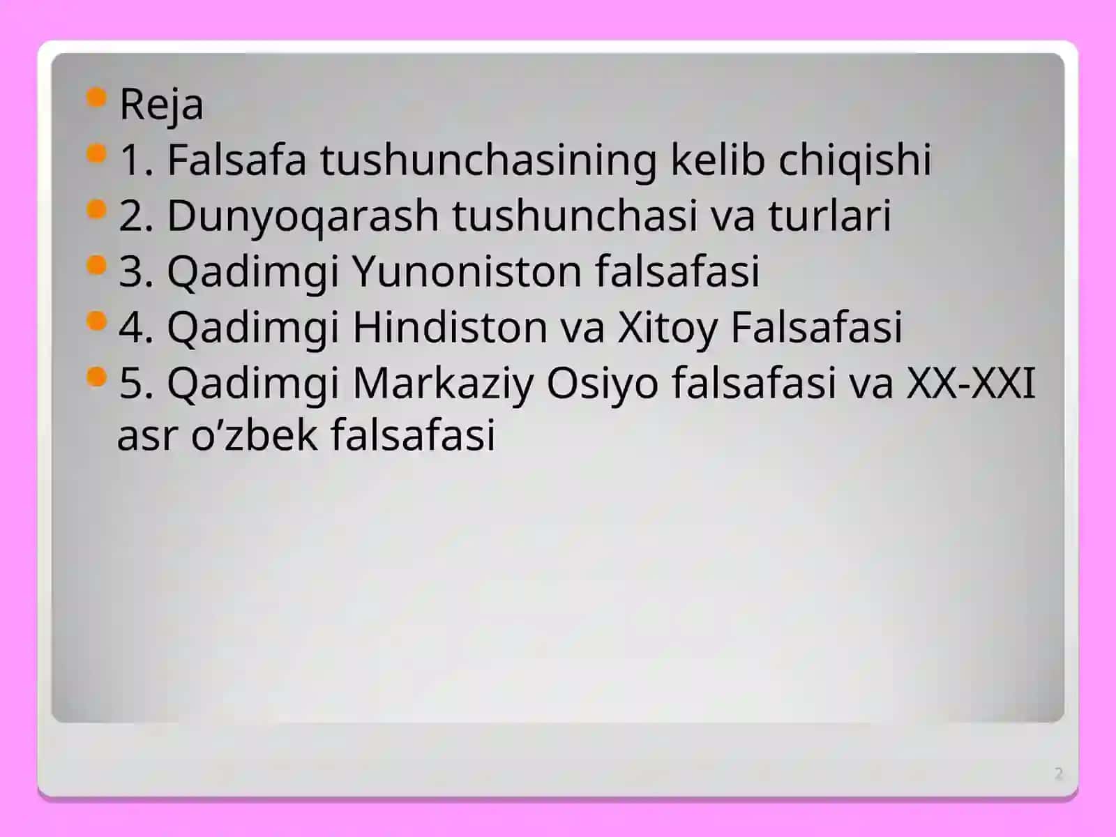 Falsafa va uning jamiyat hayotidagi roli 2