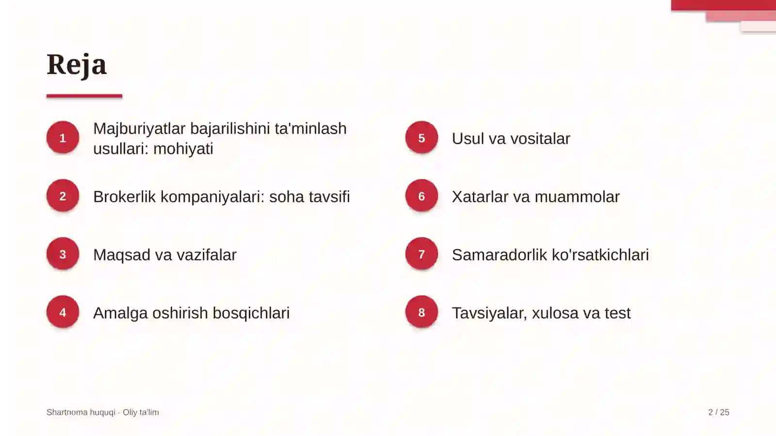 brokerlik kompaniyalarida majburiyatlarning bajarilishini ta'minlash usullari 2861 2