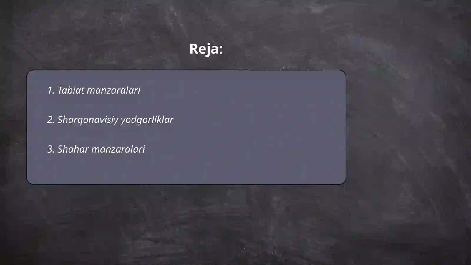 Tabiat manzaralari 2