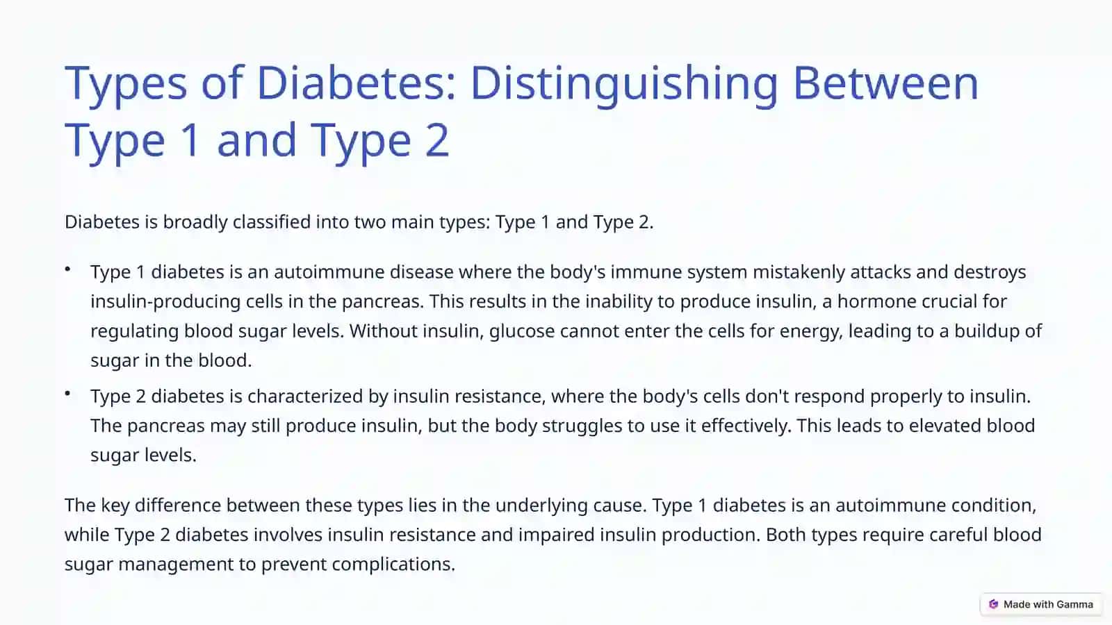 Understanding Diabetes: A Comprehensive Guide 2