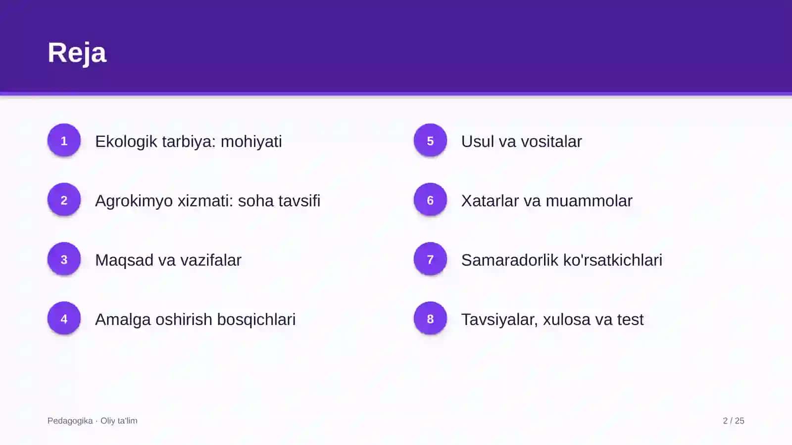 Agrokimyo xizmatida ekologik tarbiya 2