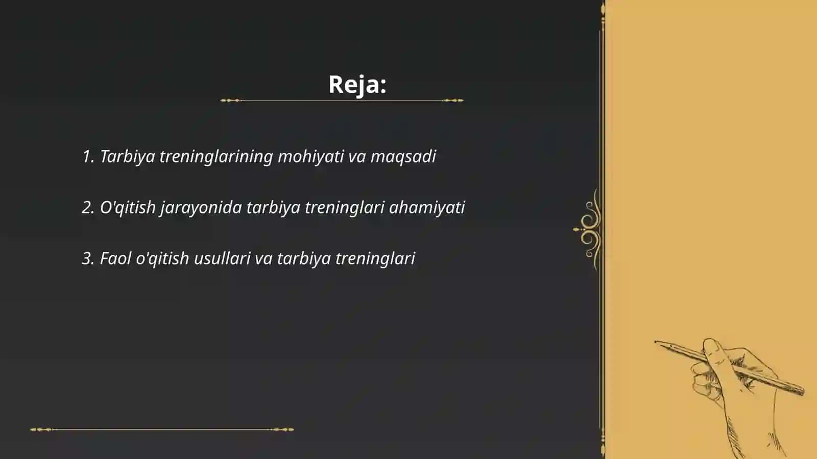 Tarbiya Treninglari 2