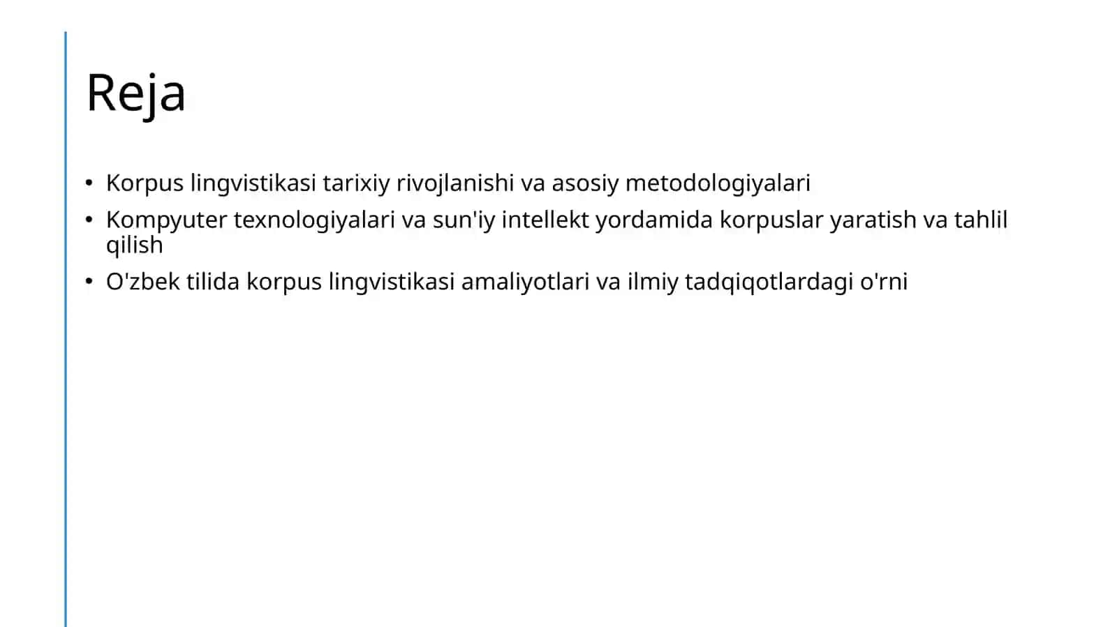 Korpus lingvistikasining rivojlanishi 2