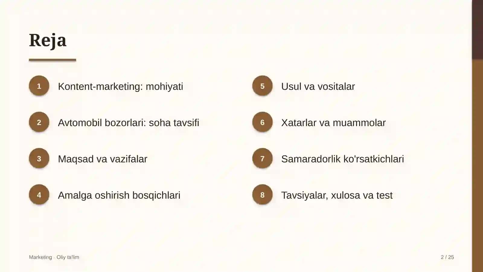 Avtomobil bozorlari misolida: mohiyati, bosqichlari, usullari va ko'rsatkichlari 2