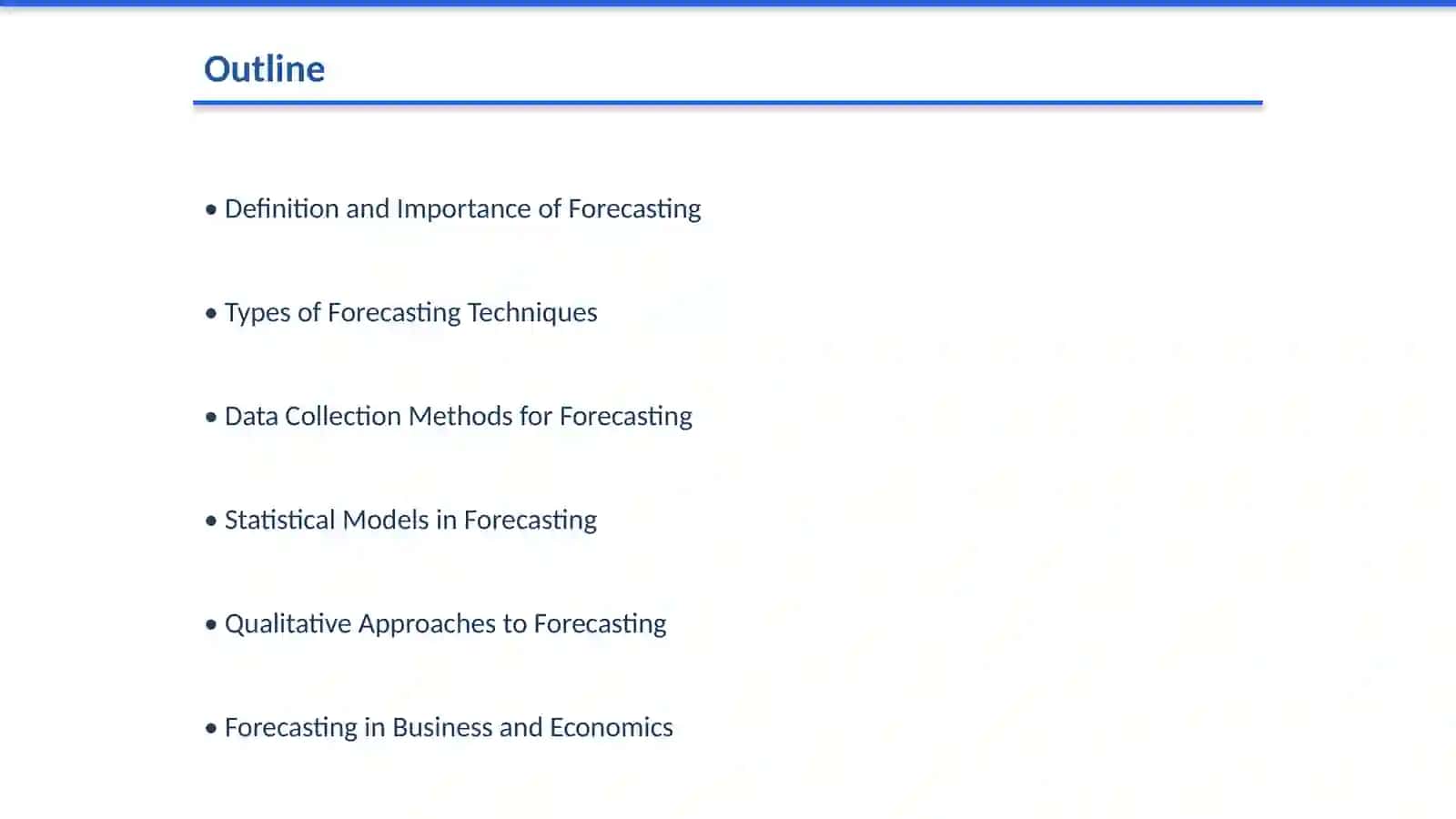 Forecasting 2