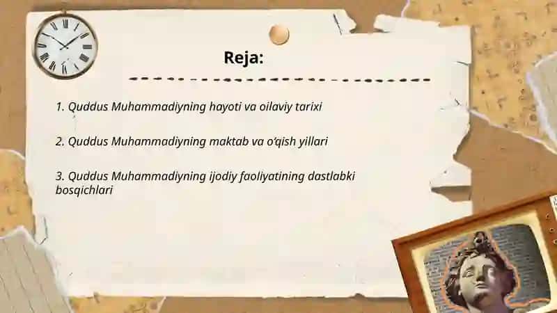 Quddus Muhammadiy hayoti va ijodi 2