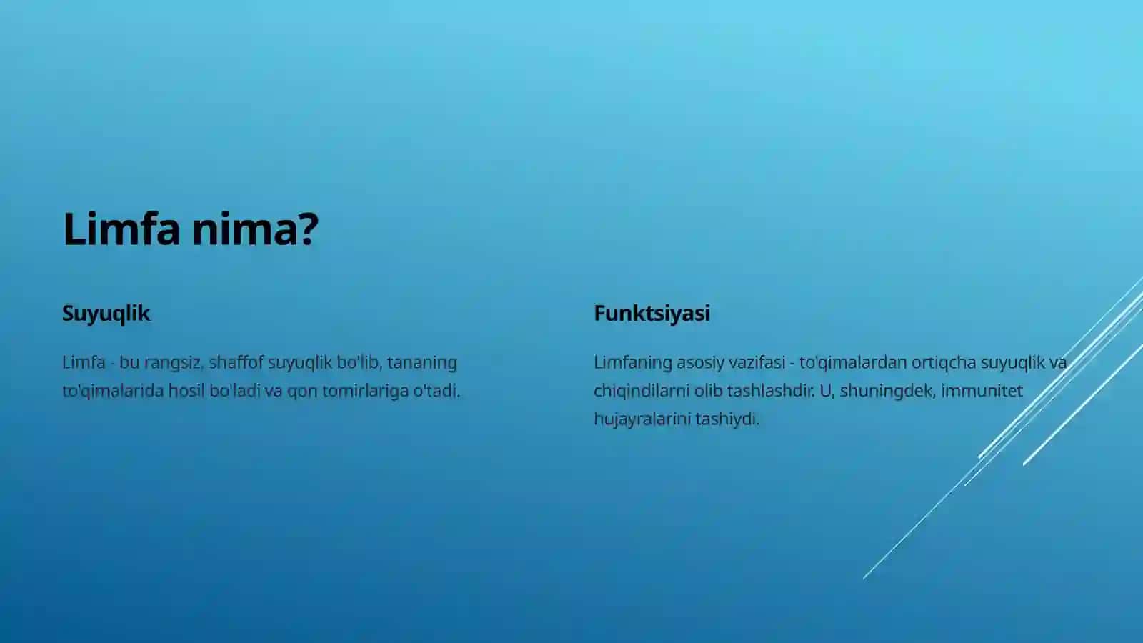 Limfa Tizimi Tananing Himoya Qal'asi 2