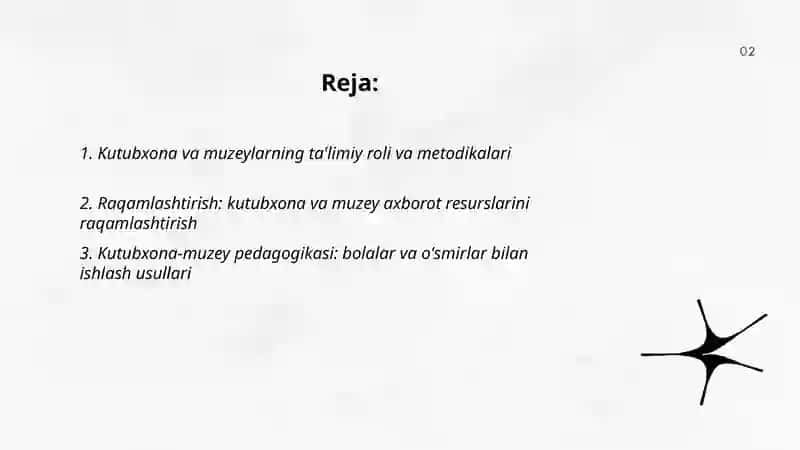 Kutubxona va muzey ta'lim tarbiya va axborot makoni 2