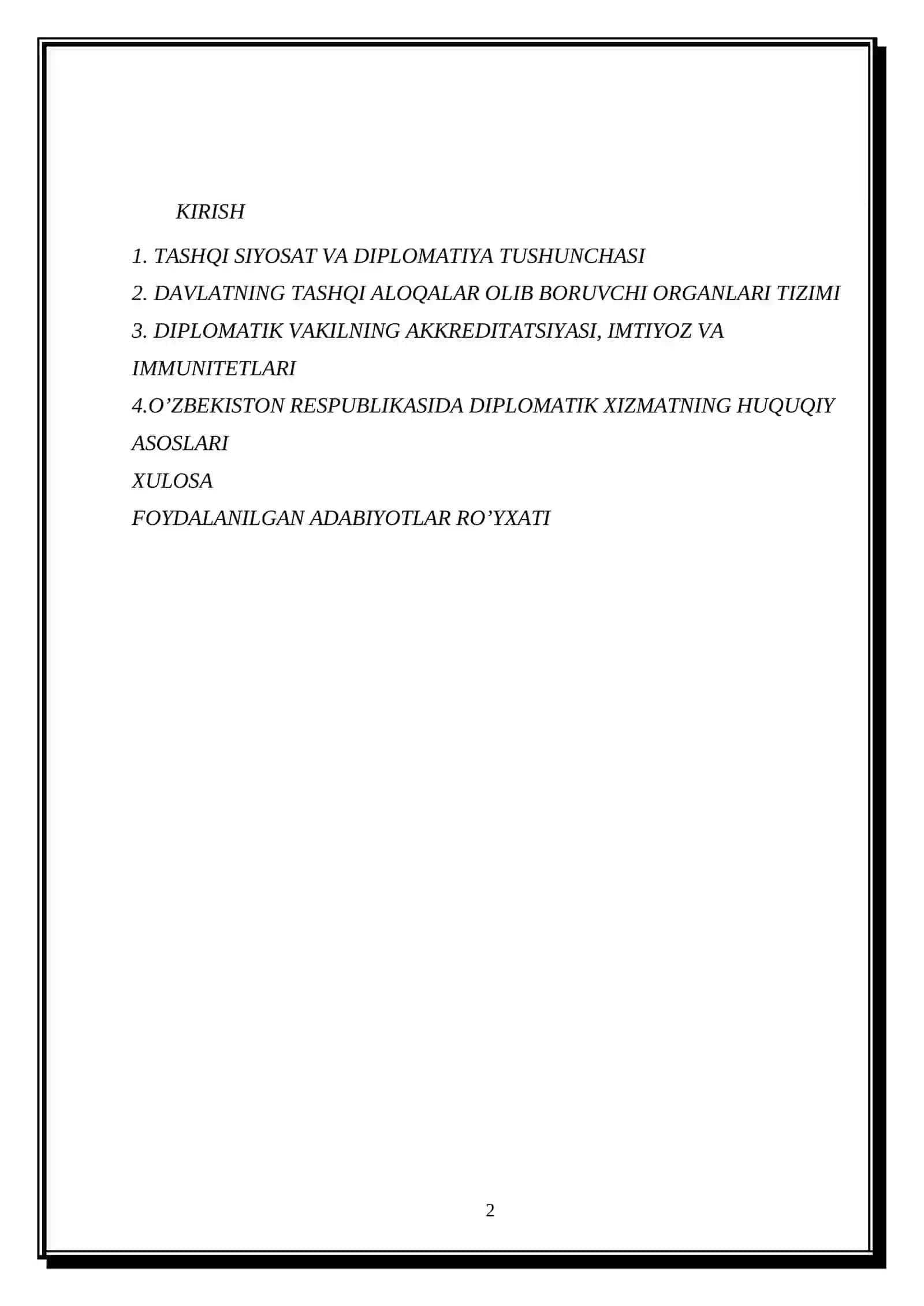 DIPLOMATIK HUQUQ ASOSLARI 2