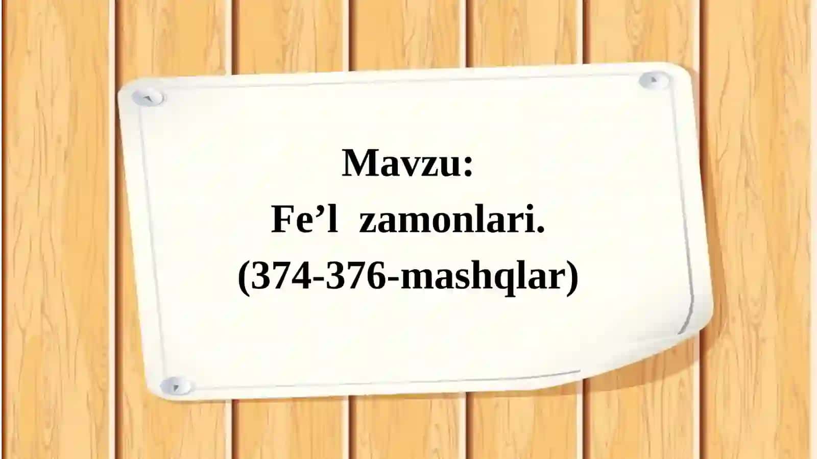 Fe’lzamonlari 2
