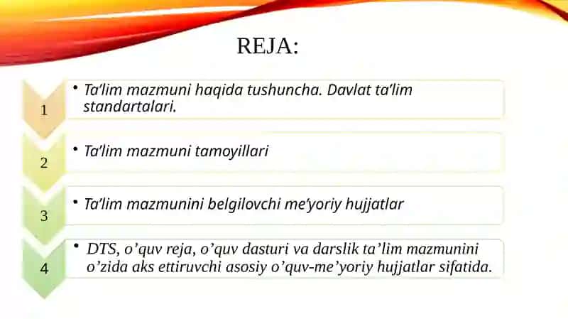Ta'lim mazmuni 2