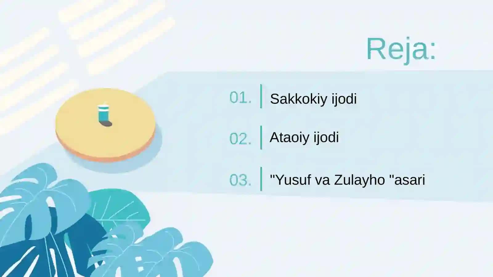 Sakkokiy Atoiy ijodlari, Yusuf va Zulayhoasari 2